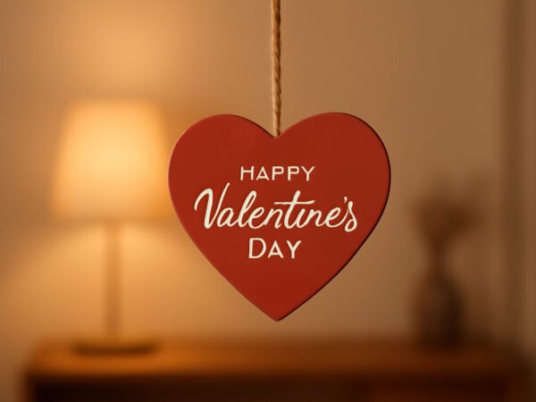 Valentinstag basteln zum Aufhängen — so geht es richtig