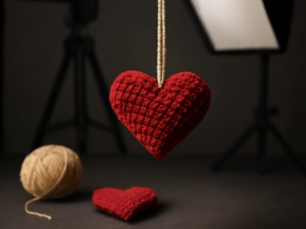 Valentinstag Deko häkeln: 6 Schritte zum Ergebnis