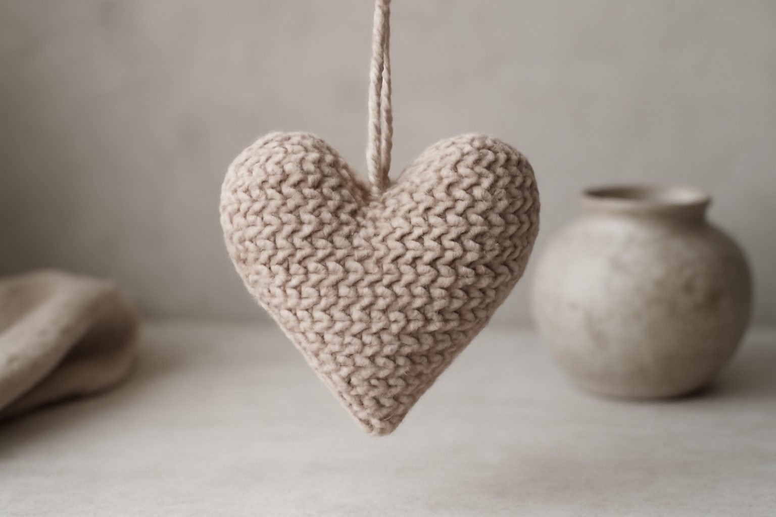 Valentinstag Dekoration häkeln Anleitung ohne Vorkenntnisse