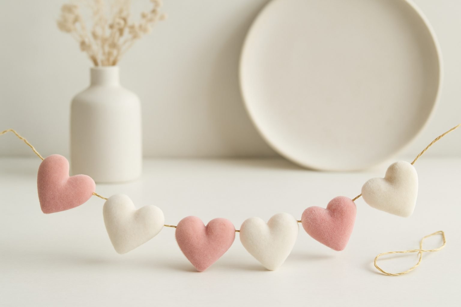Valentinstag Dekoration nähen ohne Vorkenntnisse