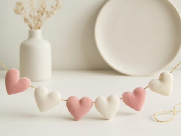 Valentinstag Dekoration nähen ohne Vorkenntnisse