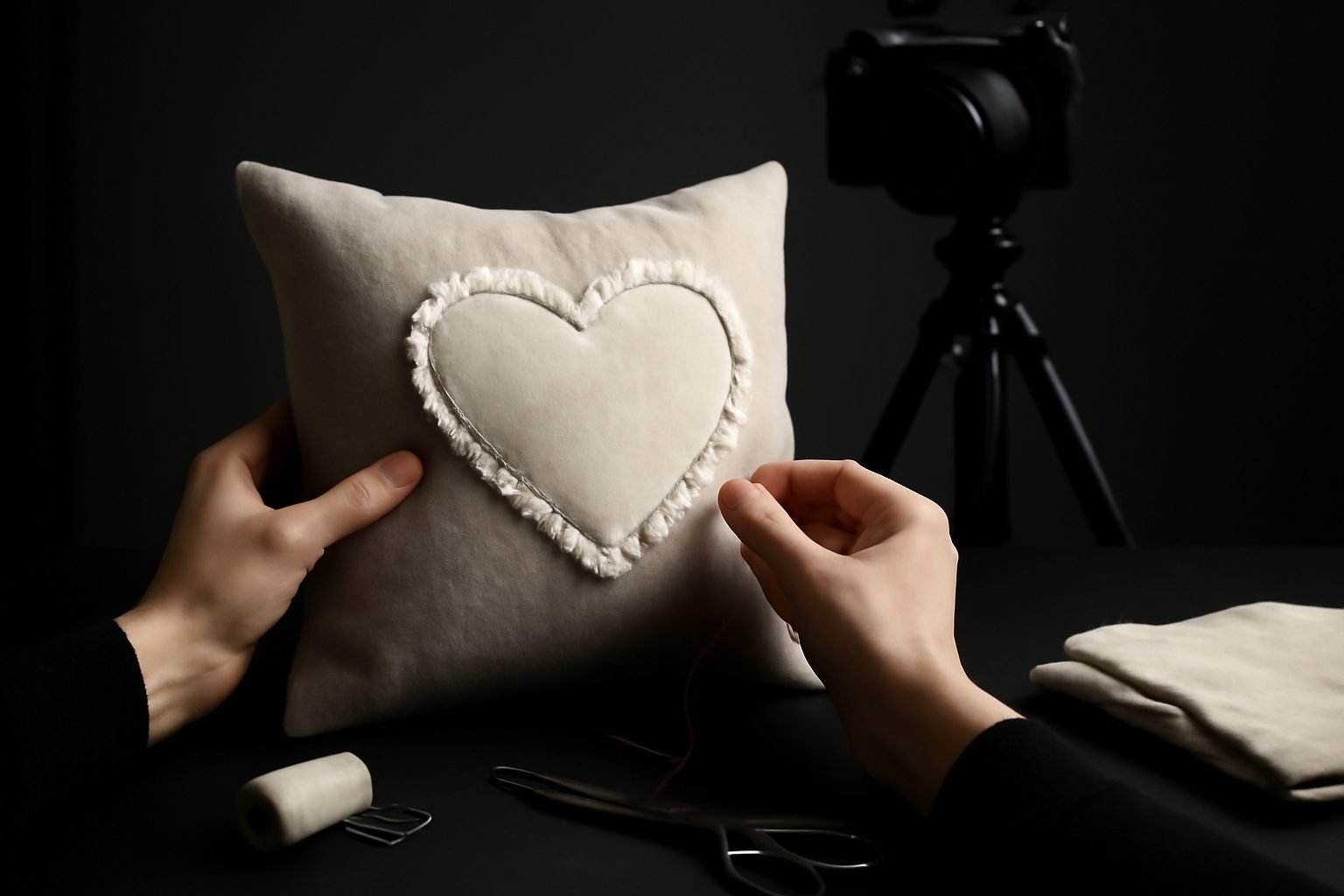 Valentinstag Geschenke nähen in 6 Schritten