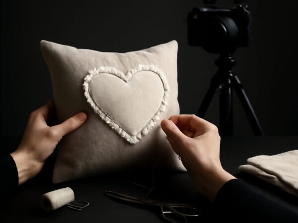 Valentinstag Geschenke nähen in 6 Schritten