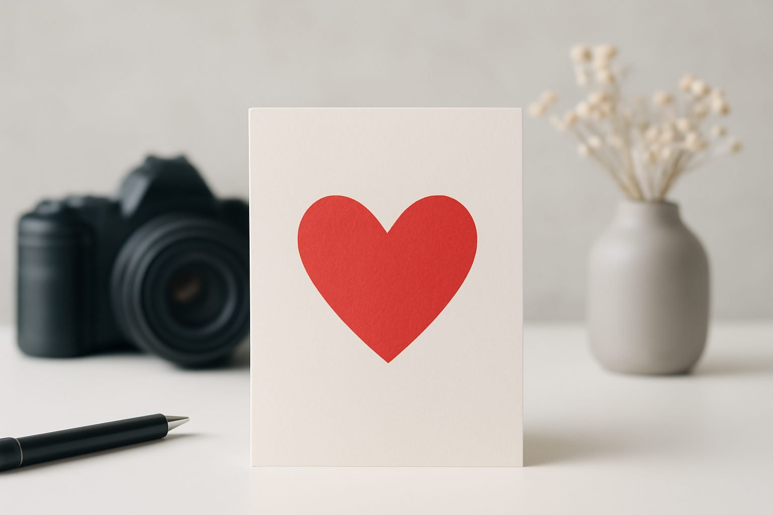 Valentinstag Karte basteln aus Papier ohne Vorkenntnisse