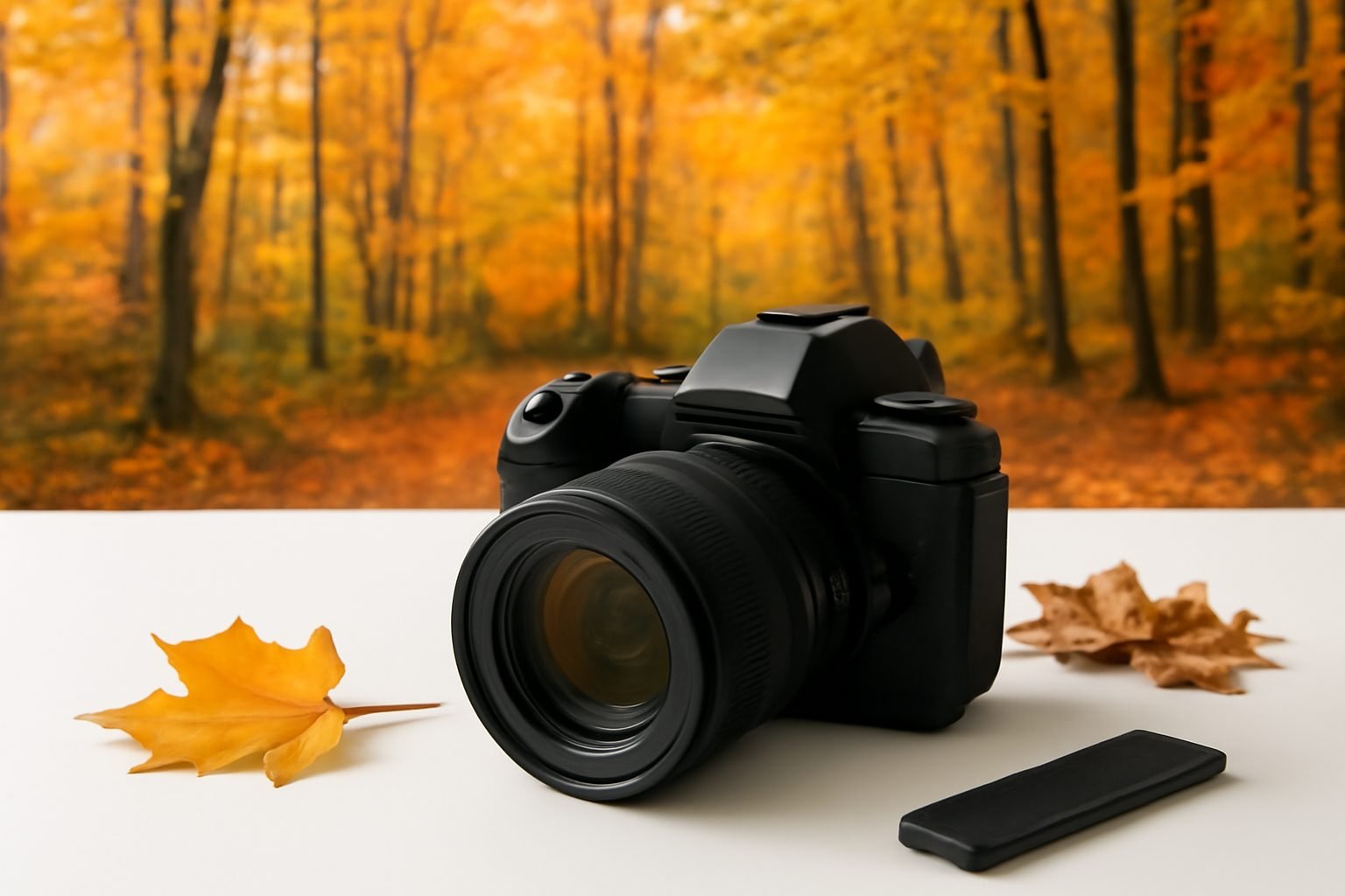 Wald Fotoshooting Ideen im Herbst ohne teure Anschaffung