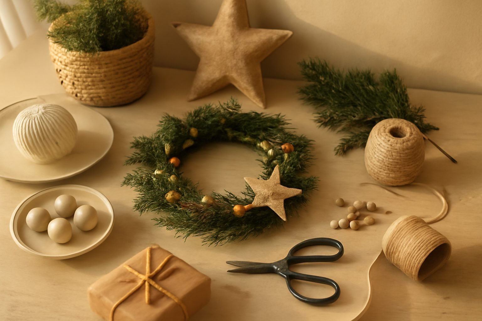 Weihnachtsdeko Ideen basteln Anleitung — günstig statt teuer
